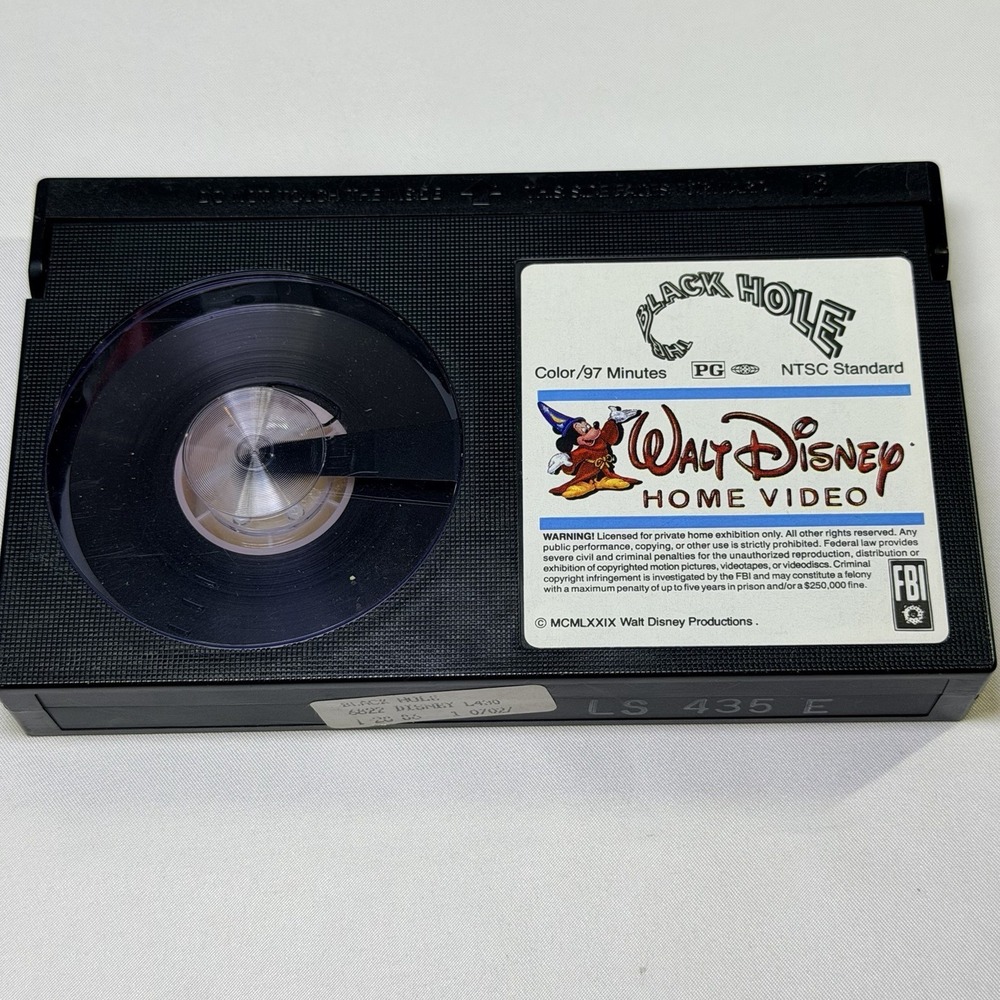 Vintage The Black Hole Betamax Only Not VHS 1979 Walt Disney Home Video Movie